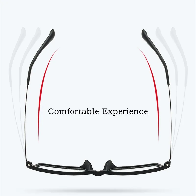 Yimaruili Unisex Full Rim Small Rectangle Square Tr 90 Titanium Eyeglasses 3085