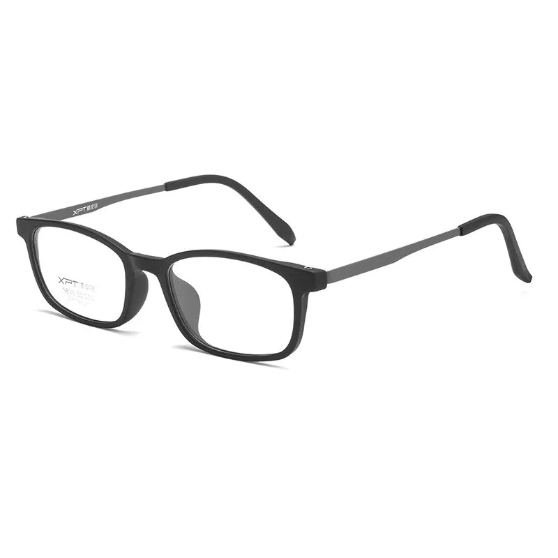 Yimaruili Unisex Full Rim Small Square Tr 90 Titanium Eyeglasses 9833XP