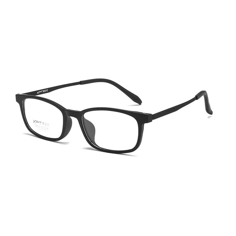 Yimaruili Unisex Full Rim Small Square Tr 90 Titanium Eyeglasses 9833XP