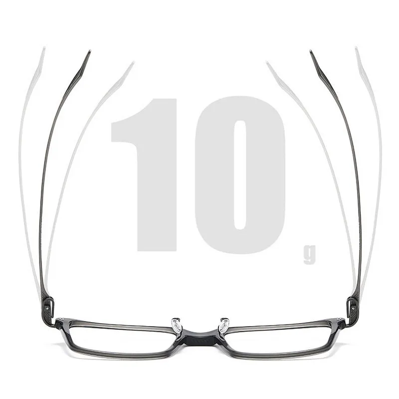 Yimaruili Unisex Full Rim Square Acetate Titanium Eyeglasses 1128