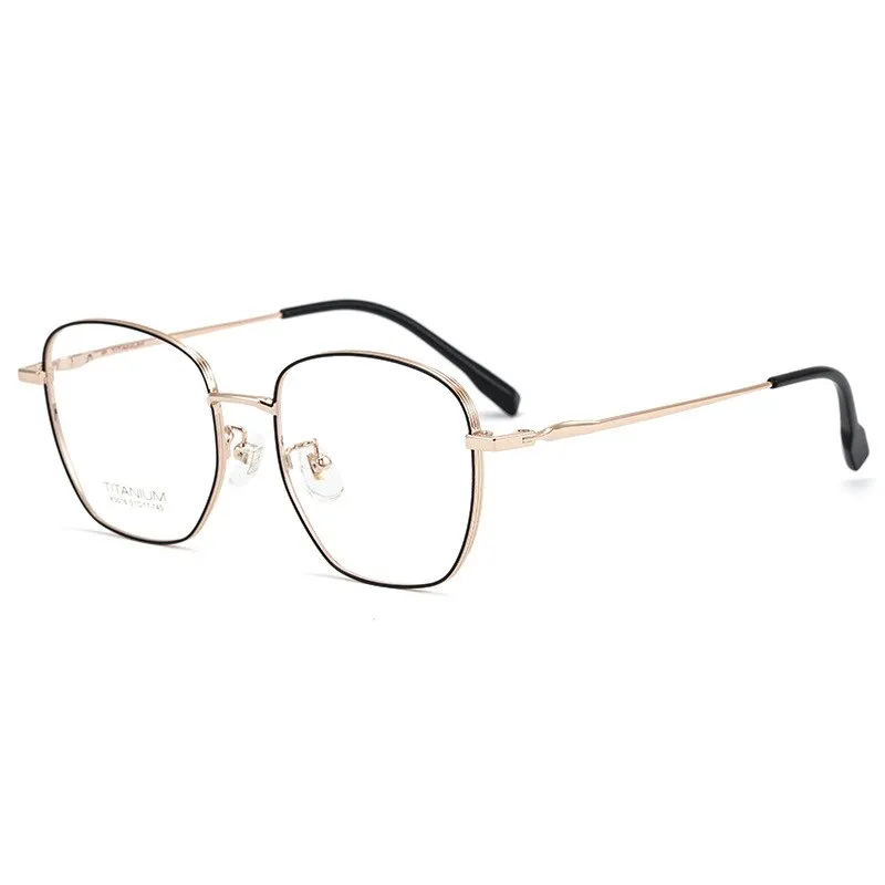 Yimaruili Unisex Full Rim Square Titanium Frame Eyeglasses 02K5016
