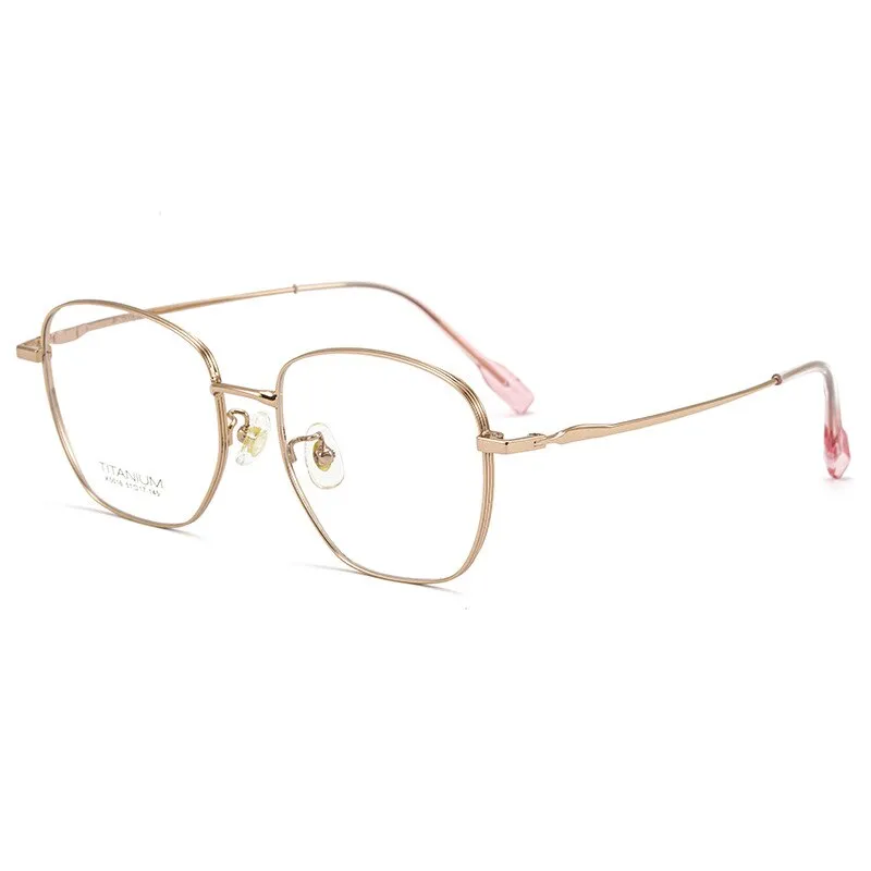 Yimaruili Unisex Full Rim Square Titanium Frame Eyeglasses 02K5016