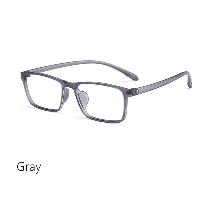 Yimaruili Unisex Full Rim Square Tr 90 Eyeglasses X1x2