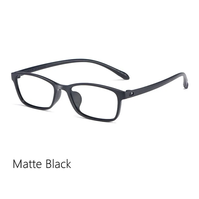 Yimaruili Unisex Full Rim Square Tr 90 Eyeglasses X1x2