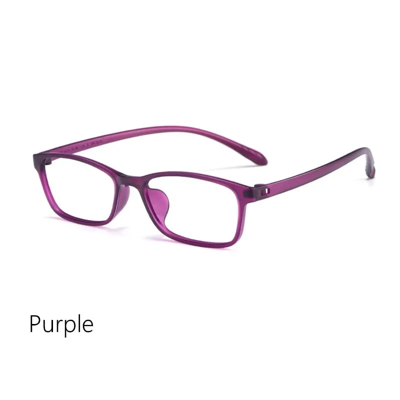 Yimaruili Unisex Full Rim Square Tr 90 Eyeglasses X1x2