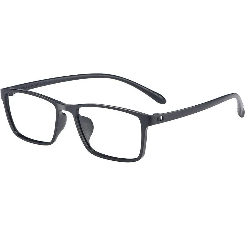 Yimaruili Unisex Full Rim Square Tr 90 Eyeglasses X1x2