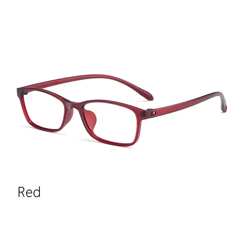 Yimaruili Unisex Full Rim Square Tr 90 Eyeglasses X1x2