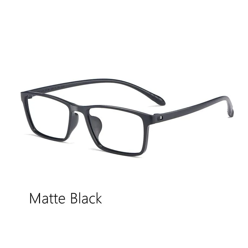 Yimaruili Unisex Full Rim Square Tr 90 Eyeglasses X1x2