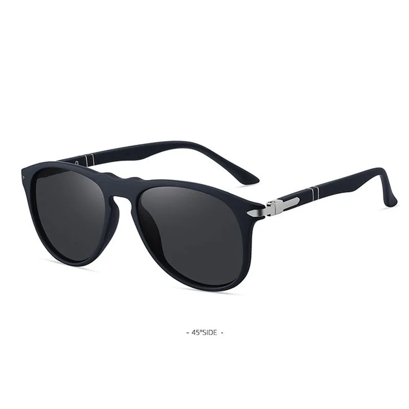 Yimaruili Unisex Full Rim Square Tr 90 Polarized Sunglasses C3057