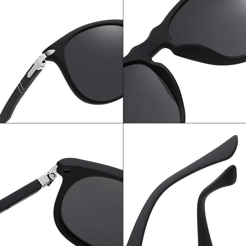 Yimaruili Unisex Full Rim Square Tr 90 Polarized Sunglasses C3057