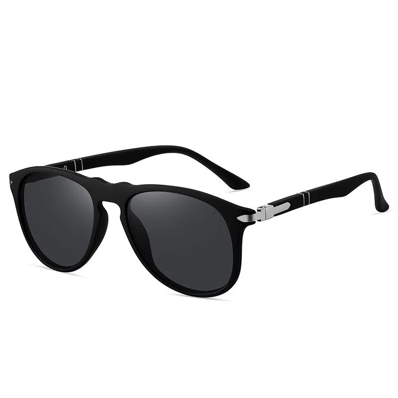 Yimaruili Unisex Full Rim Square Tr 90 Polarized Sunglasses C3057