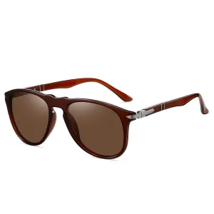 Yimaruili Unisex Full Rim Square Tr 90 Polarized Sunglasses C3057