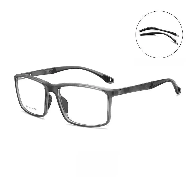 Yimaruili Unisex Full Rim Square Tr 90 Sport Eyeglasses Y1226d