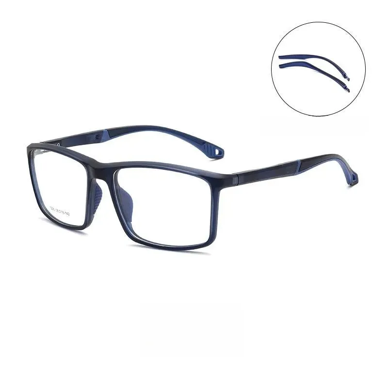 Yimaruili Unisex Full Rim Square Tr 90 Sport Eyeglasses Y1226d