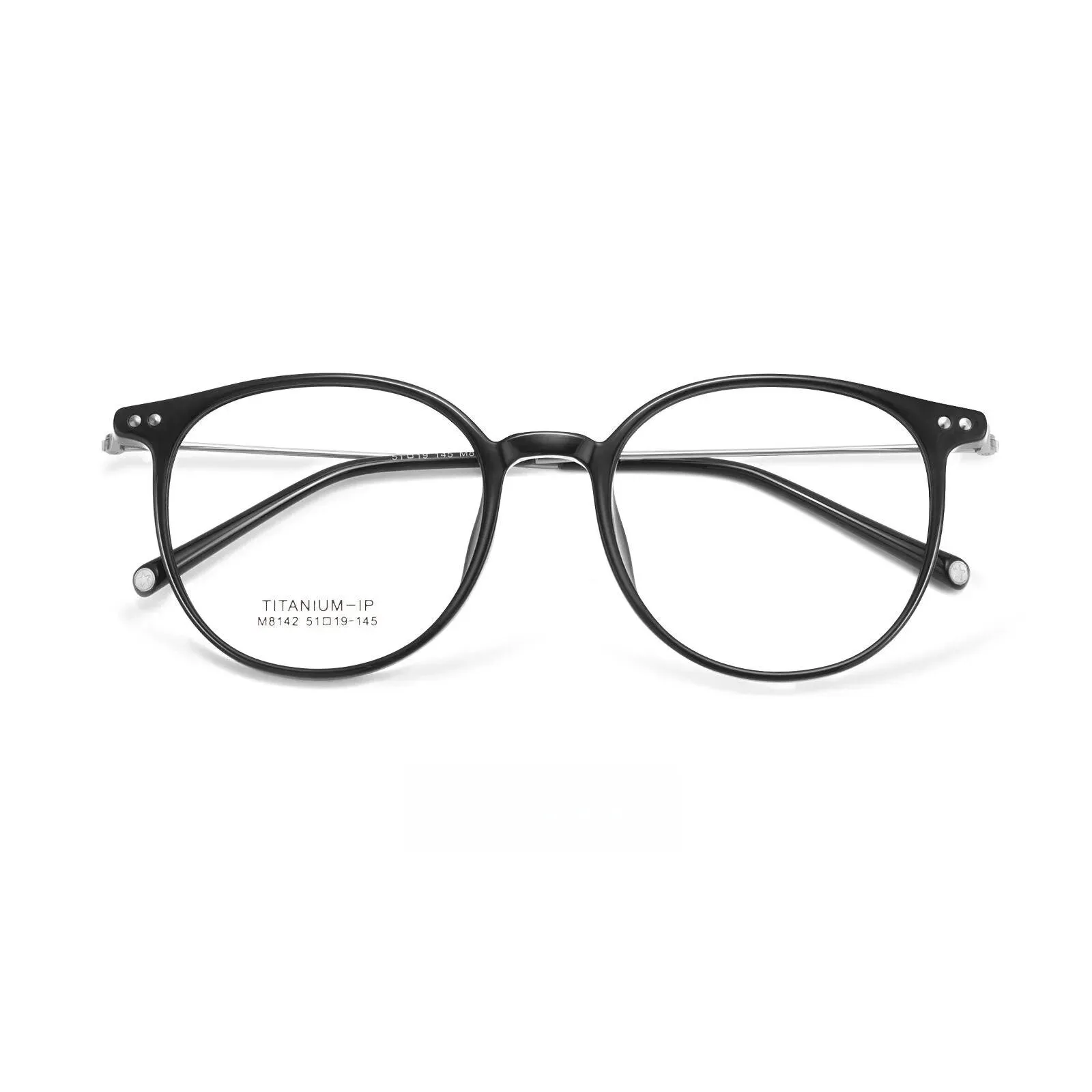 Yimaruili Unisex Full Rim Square Tr 90Titanium Eyeglasses M8142