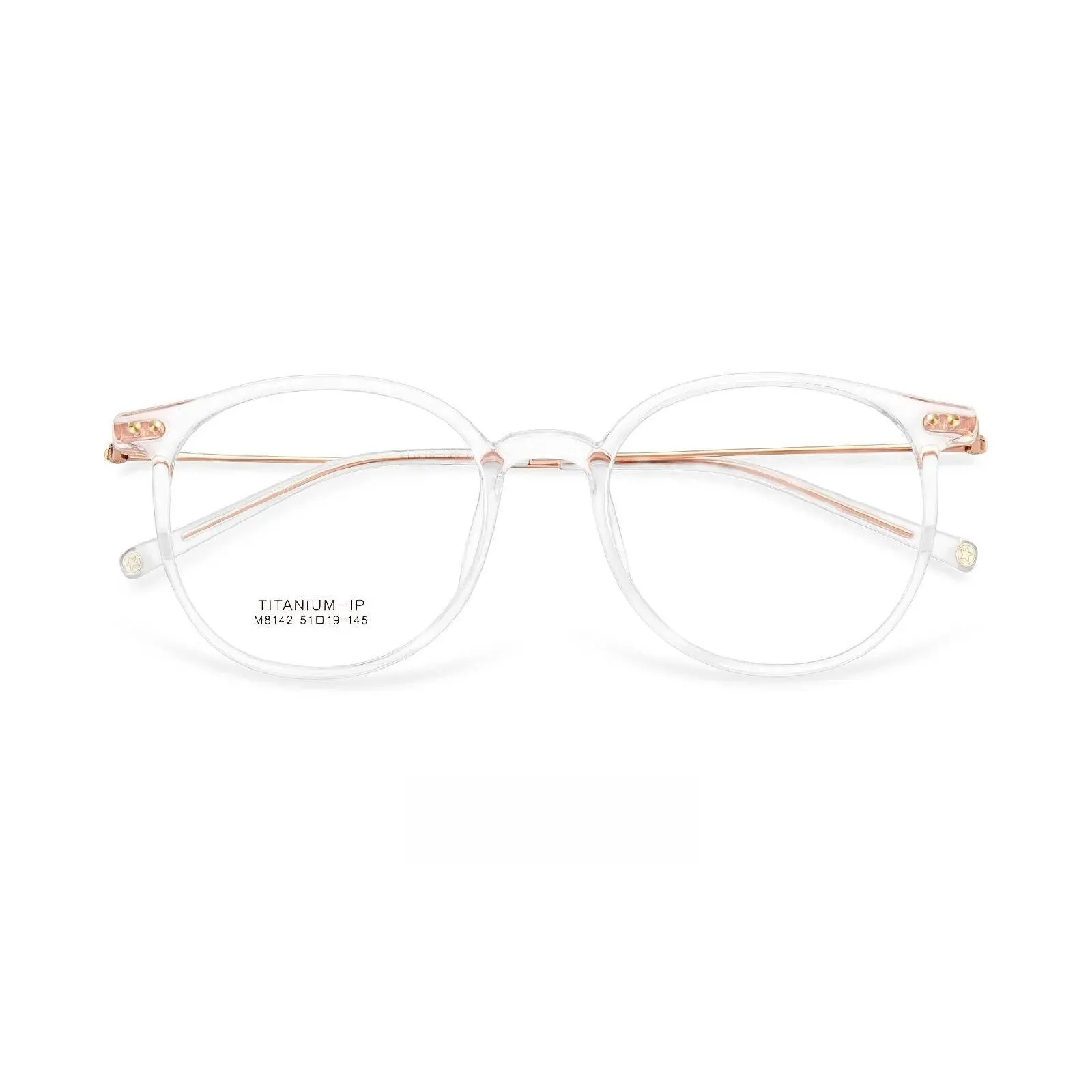 Yimaruili Unisex Full Rim Square Tr 90Titanium Eyeglasses M8142