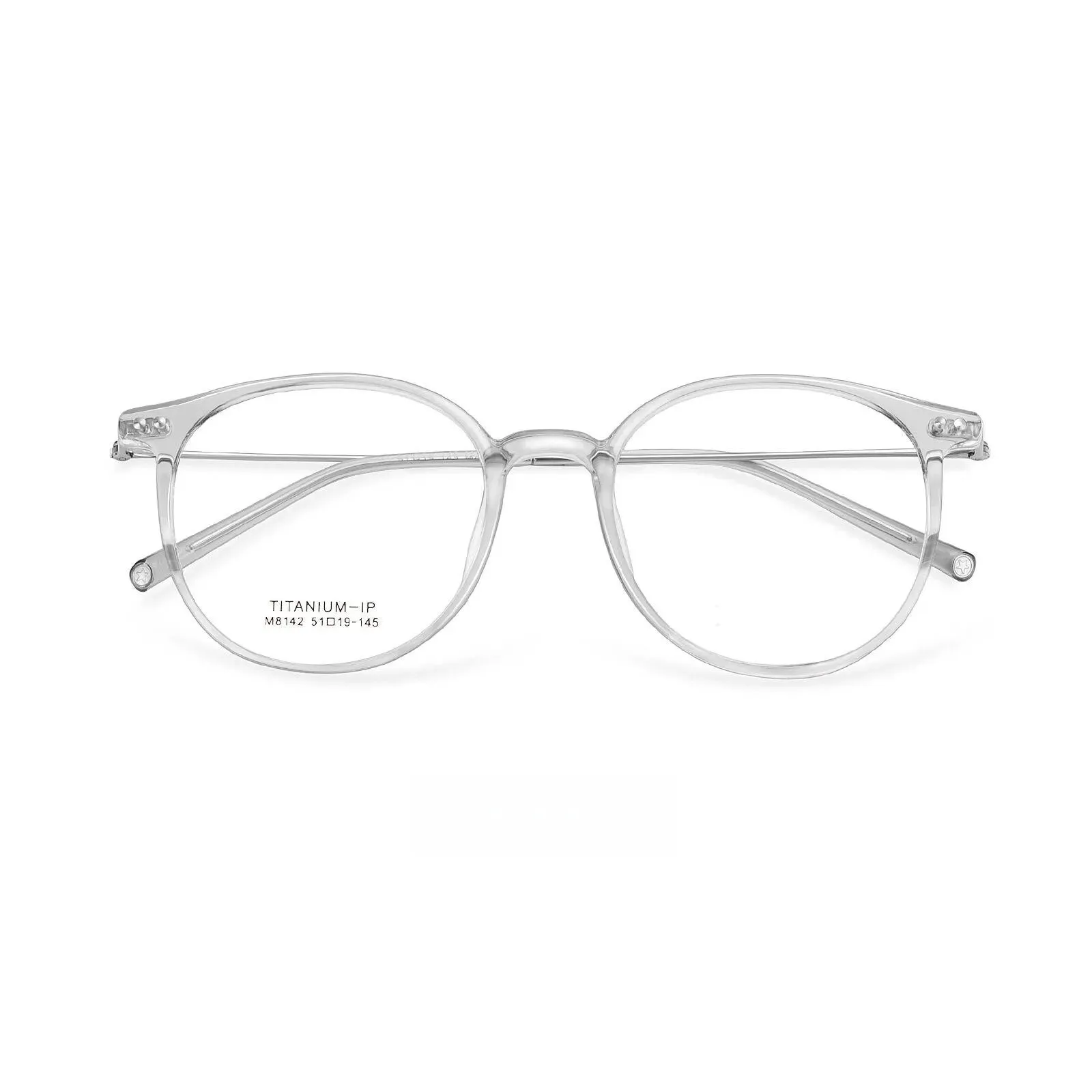 Yimaruili Unisex Full Rim Square Tr 90Titanium Eyeglasses M8142