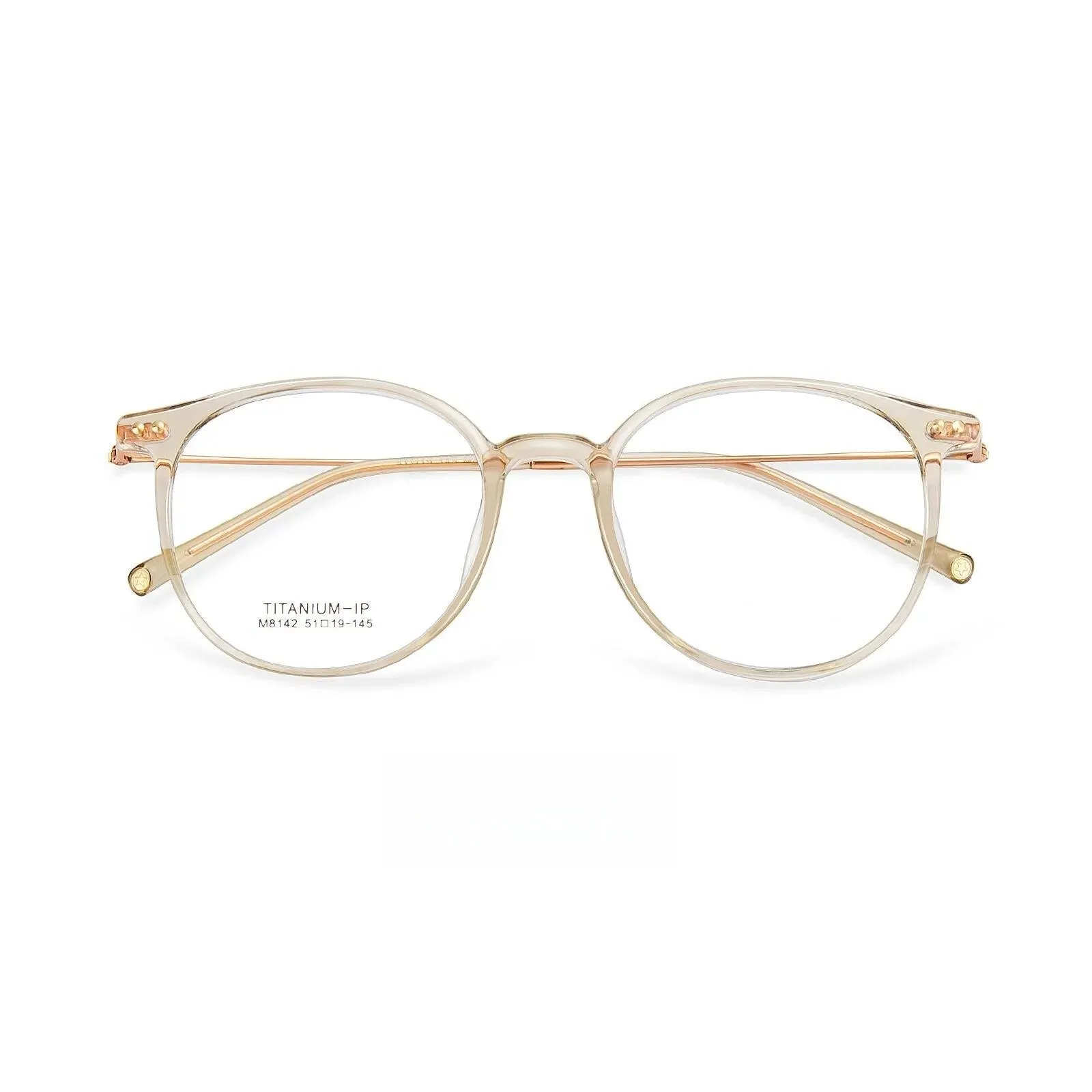 Yimaruili Unisex Full Rim Square Tr 90Titanium Eyeglasses M8142