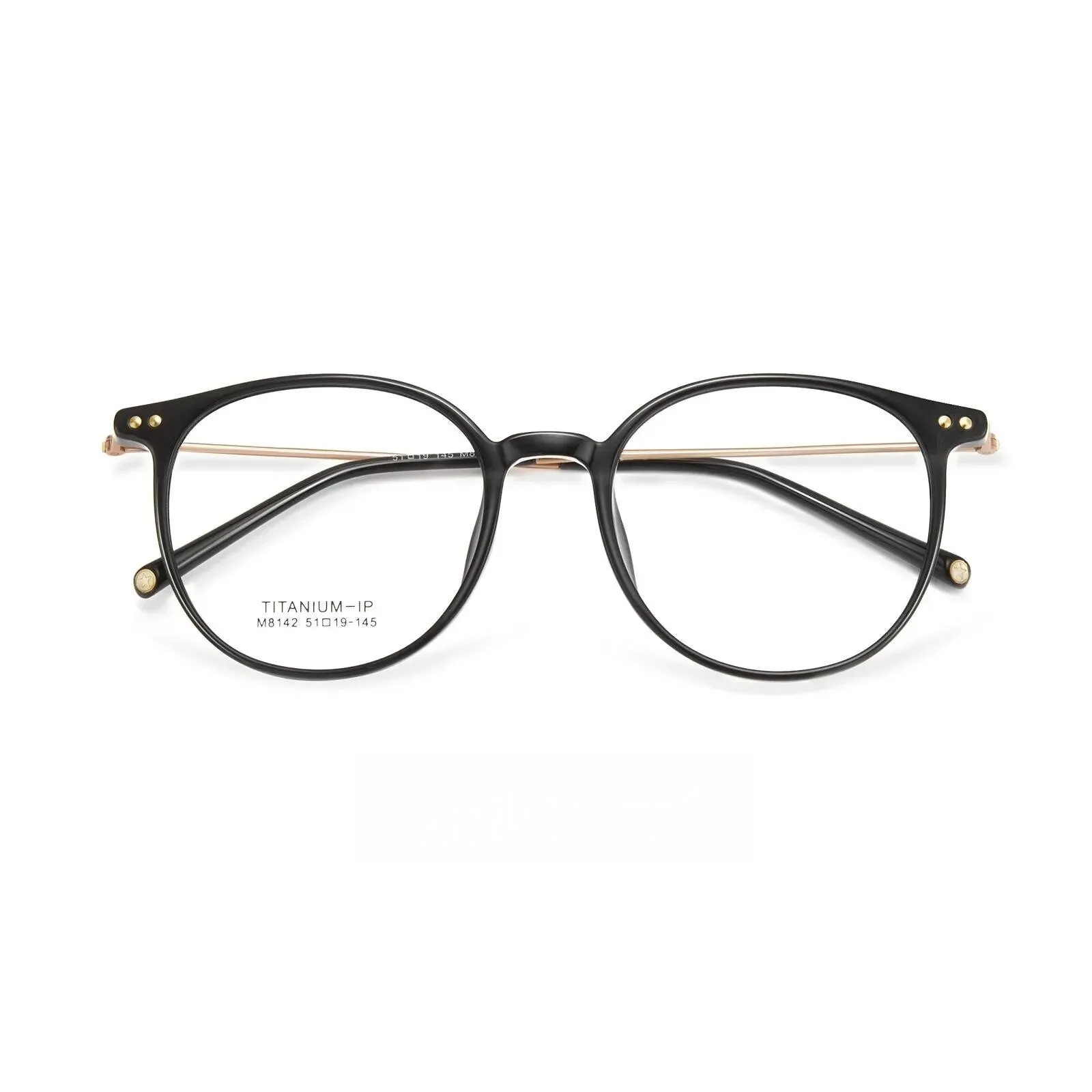 Yimaruili Unisex Full Rim Square Tr 90Titanium Eyeglasses M8142