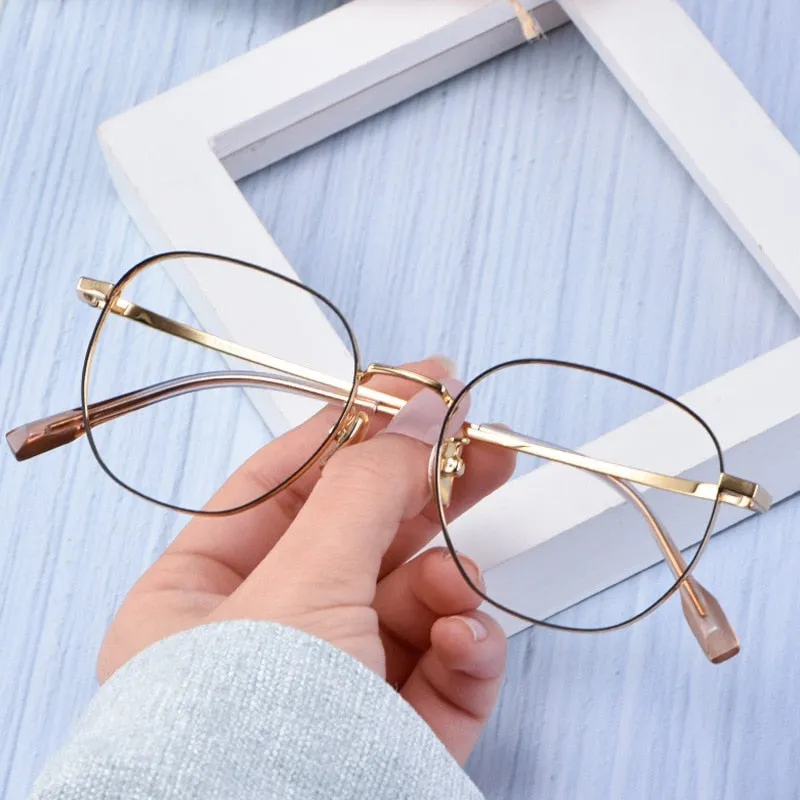 Yimaruili Unisex Full Rim Titanium Frame Eyeglasses T3929