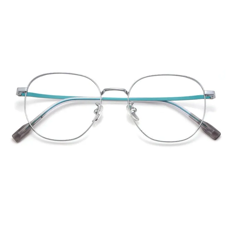 Yimaruili Unisex Full Rim Titanium Frame Eyeglasses T3929
