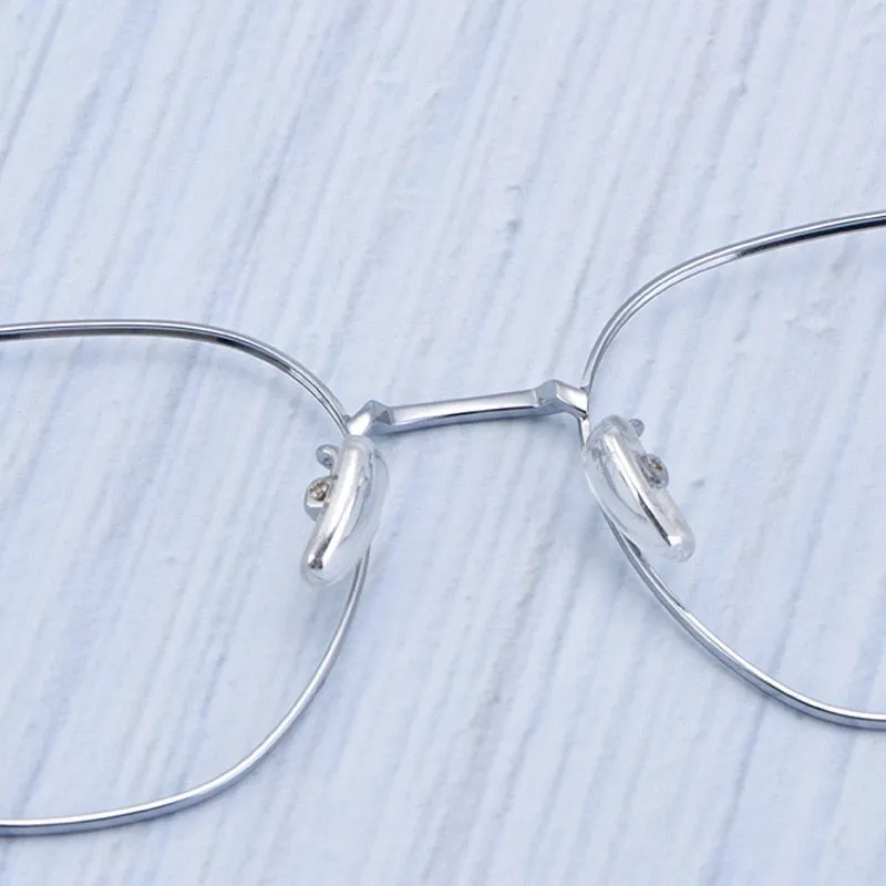 Yimaruili Unisex Full Rim Titanium Frame Eyeglasses T3929