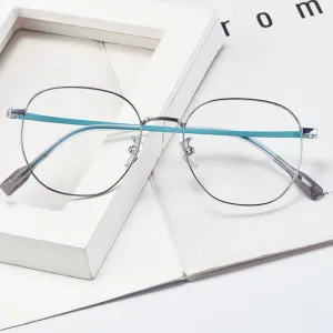 Yimaruili Unisex Full Rim Titanium Frame Eyeglasses T3929