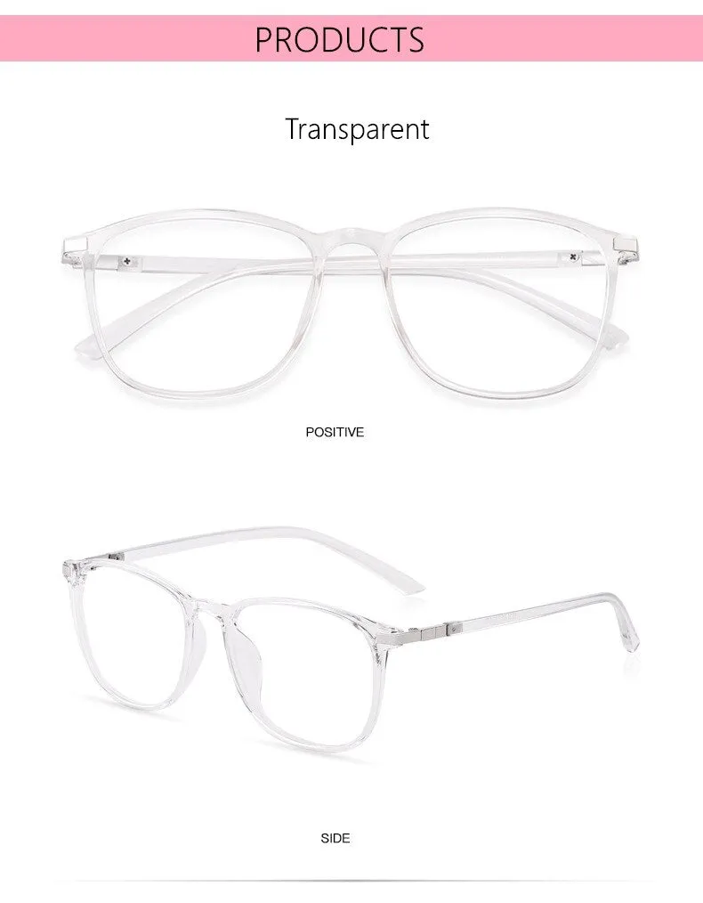 Yimaruili Unisex Full Rim TR 90 Resin Round Frame Eyeglasses 6621