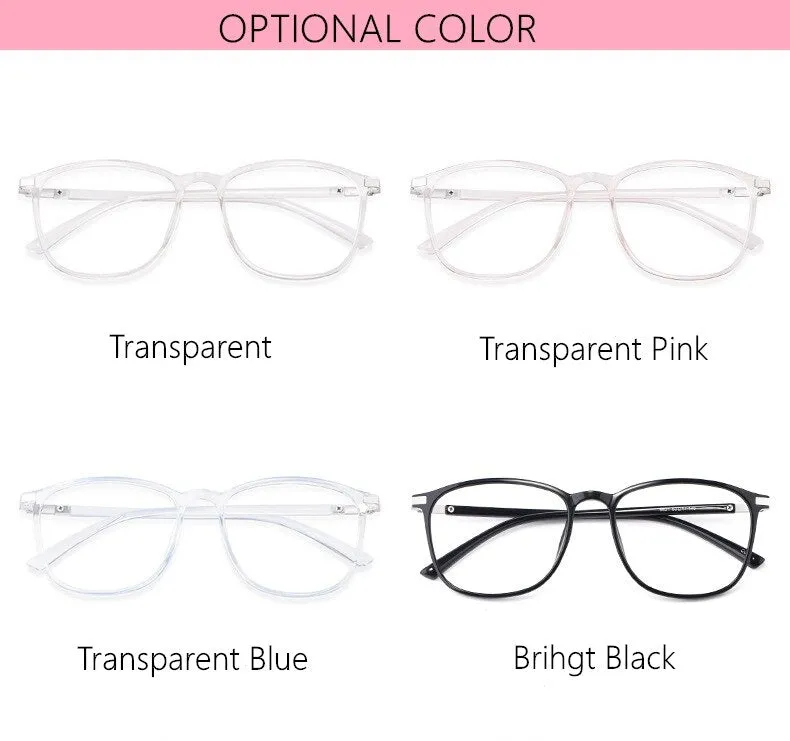 Yimaruili Unisex Full Rim TR 90 Resin Round Frame Eyeglasses 6621