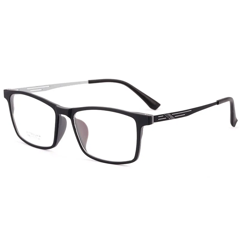 Yimaruili Unisex Full Rim TR 90 Resin β Titanium Frame Eyeglasses Y8883