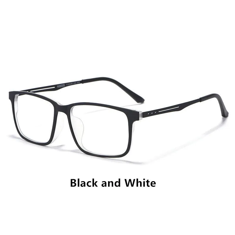 Yimaruili Unisex Full Rim Tr 90 Titanium Eyeglasses 8838