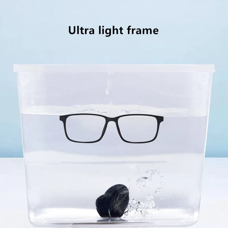 Yimaruili Unisex Full Rim Tr 90 Titanium Eyeglasses 8838
