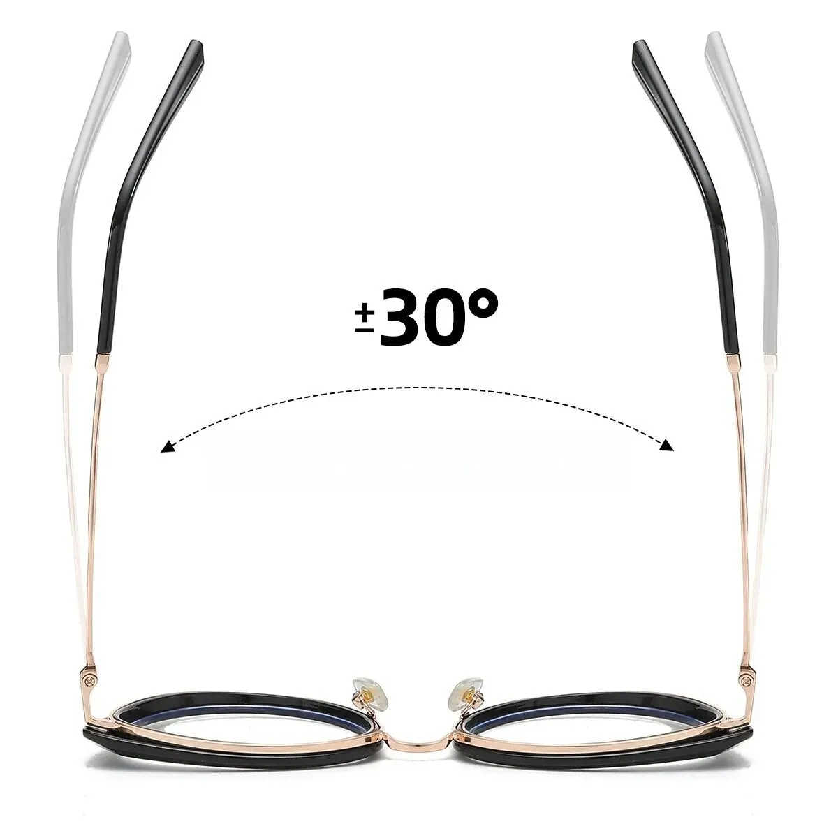 Yimaruili Women's Full Rim Cat Eye Alloy Eyeglasses 87007