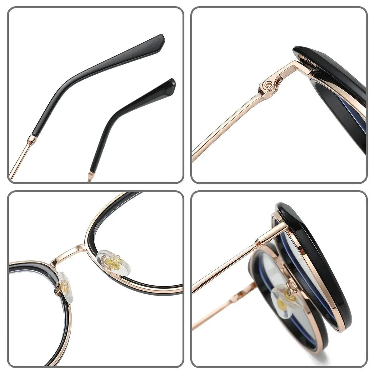 Yimaruili Women's Full Rim Cat Eye Alloy Eyeglasses 87007