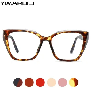 Yimaruili Women's Full Rim Cat Eye Tr 90 Acetate Eyeglasses 87216