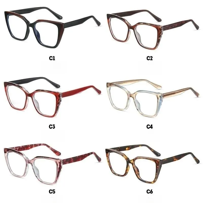 Yimaruili Women's Full Rim Cat Eye Tr 90 Acetate Eyeglasses 87216