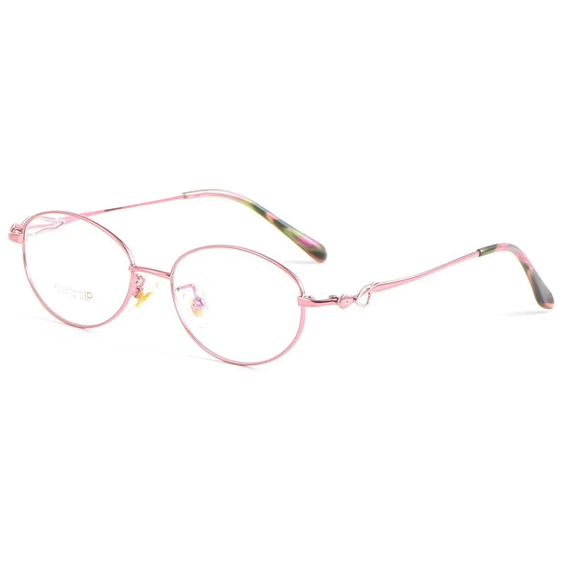 Yimaruili Women's Full Rim Oval Alloy Eyeglasses 3524X