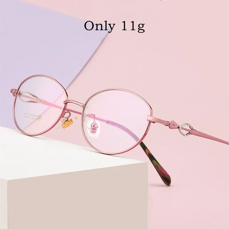 Yimaruili Women's Full Rim Oval Alloy Eyeglasses 3524X
