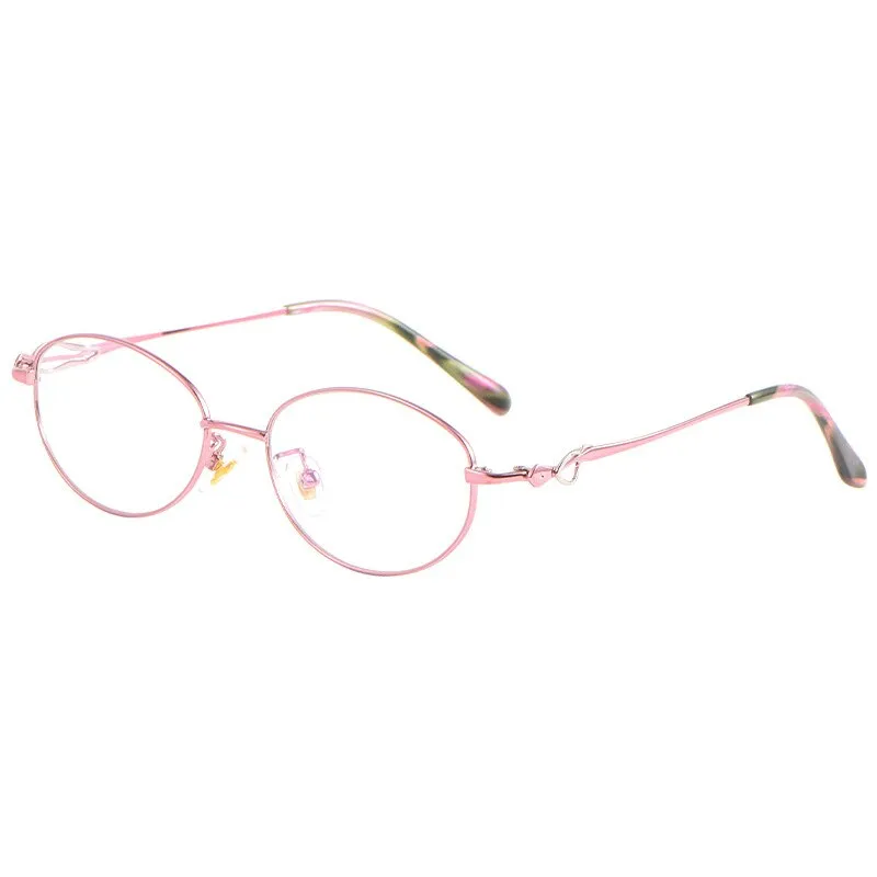 Yimaruili Women's Full Rim Oval Alloy Eyeglasses 3524X