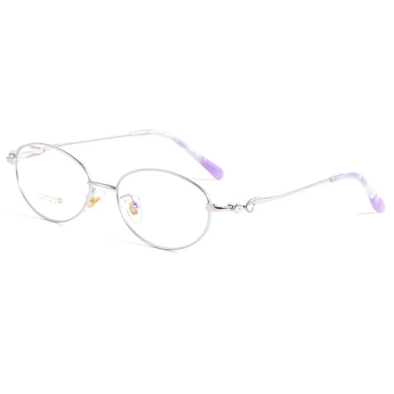 Yimaruili Women's Full Rim Oval Alloy Eyeglasses 3524X