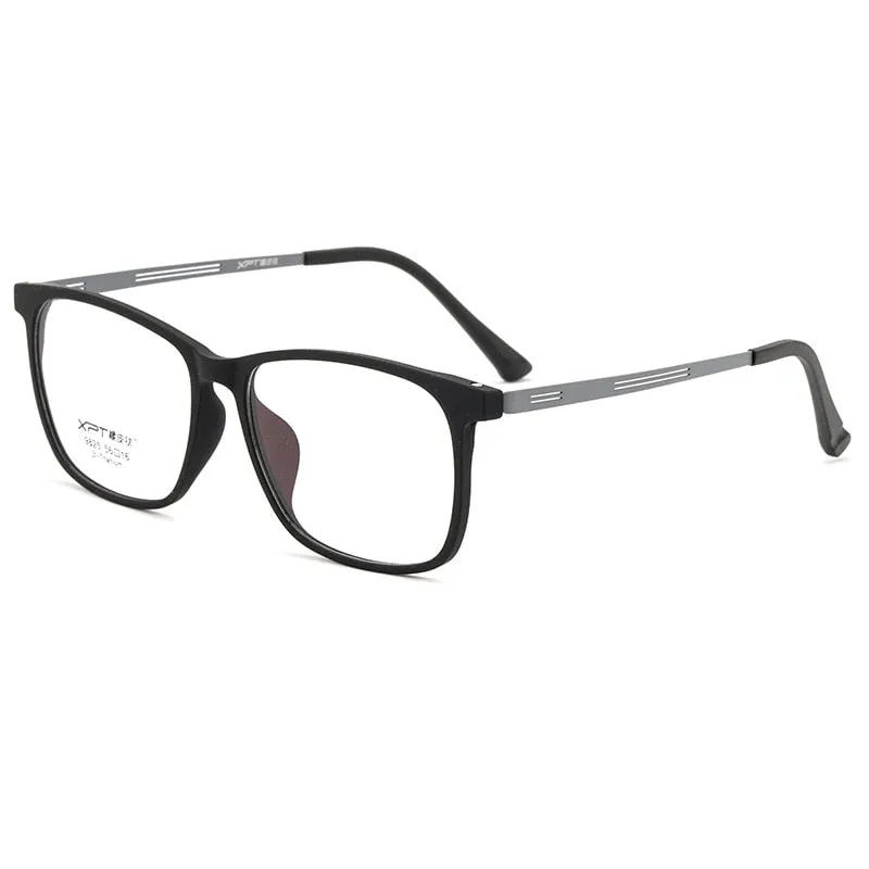 Yimaruli Men's Full Rim Titanium Square Frame Eyeglasses 9825