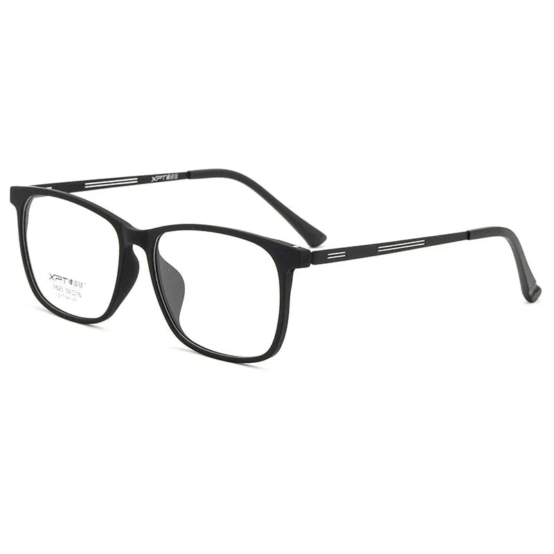 Yimaruli Men's Full Rim Titanium Square Frame Eyeglasses 9825