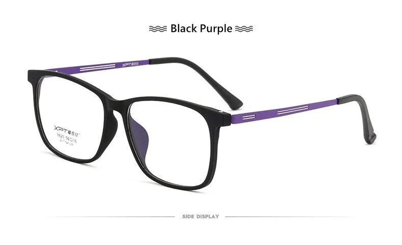 Yimaruli Men's Full Rim Titanium Square Frame Eyeglasses 9825