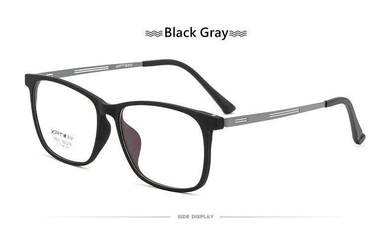 Yimaruli Men's Full Rim Titanium Square Frame Eyeglasses 9825