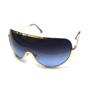 YJ-006 One-piece-style cool sunglasses jelly-colored sea tide trend two-color wild sunglasses