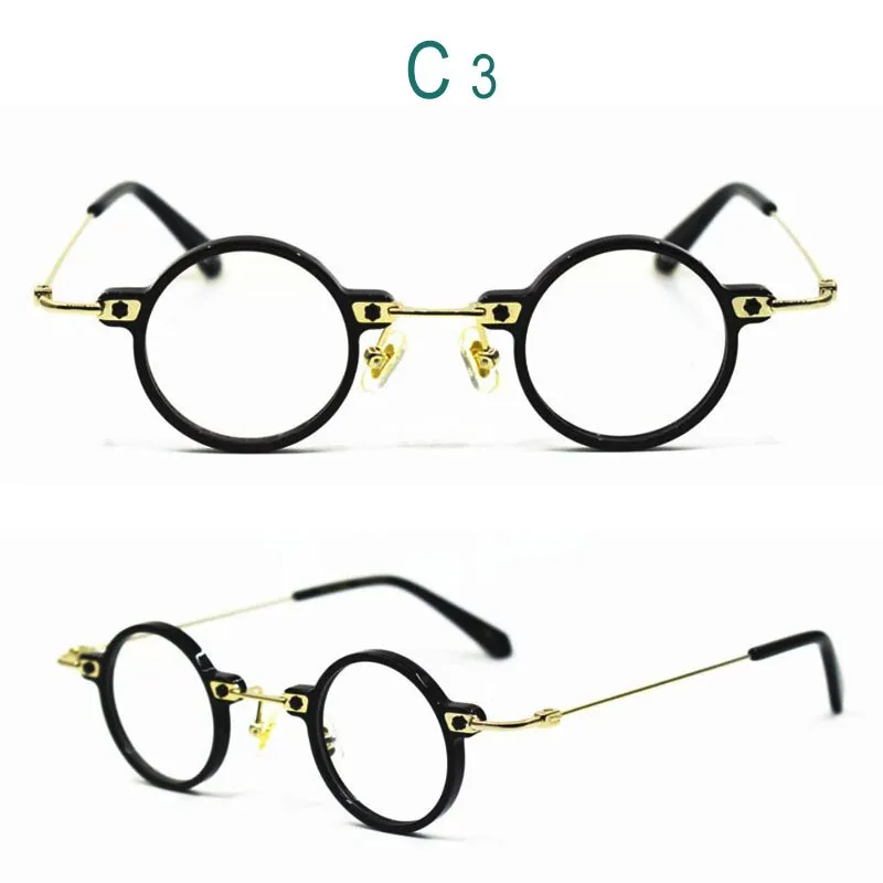 Yujo Unisex Full Rim Round Eyeglasses Acetate Y008