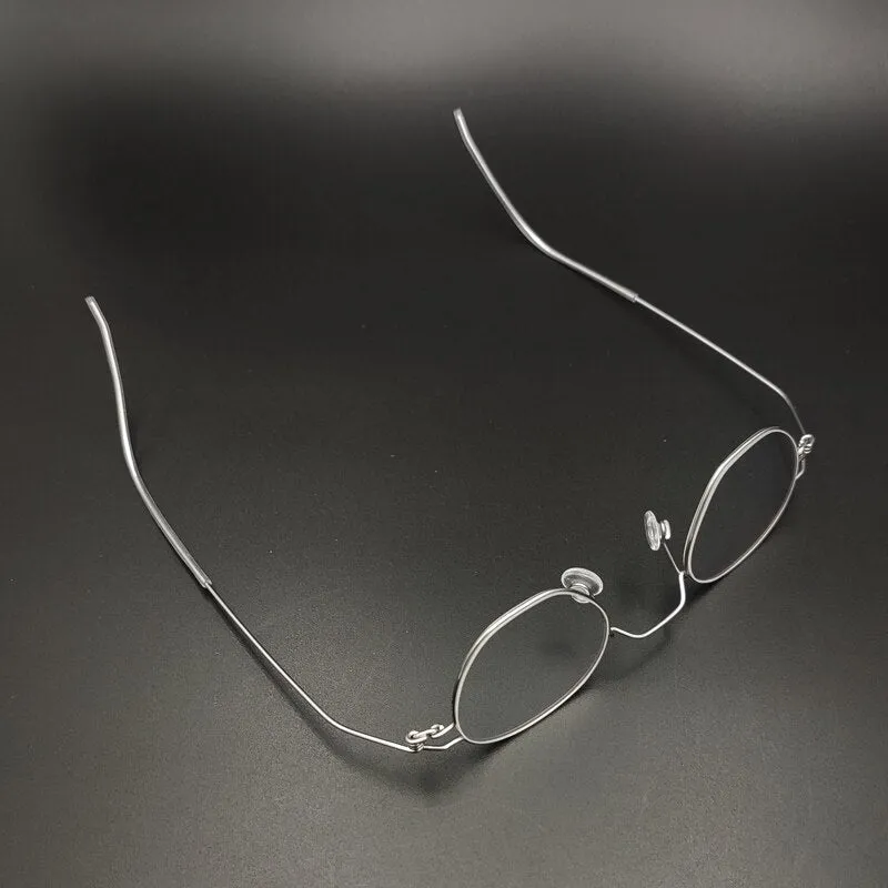 Yujo Unisex Polygonal Full Rim Stainless Steel Eyeglasses Y029