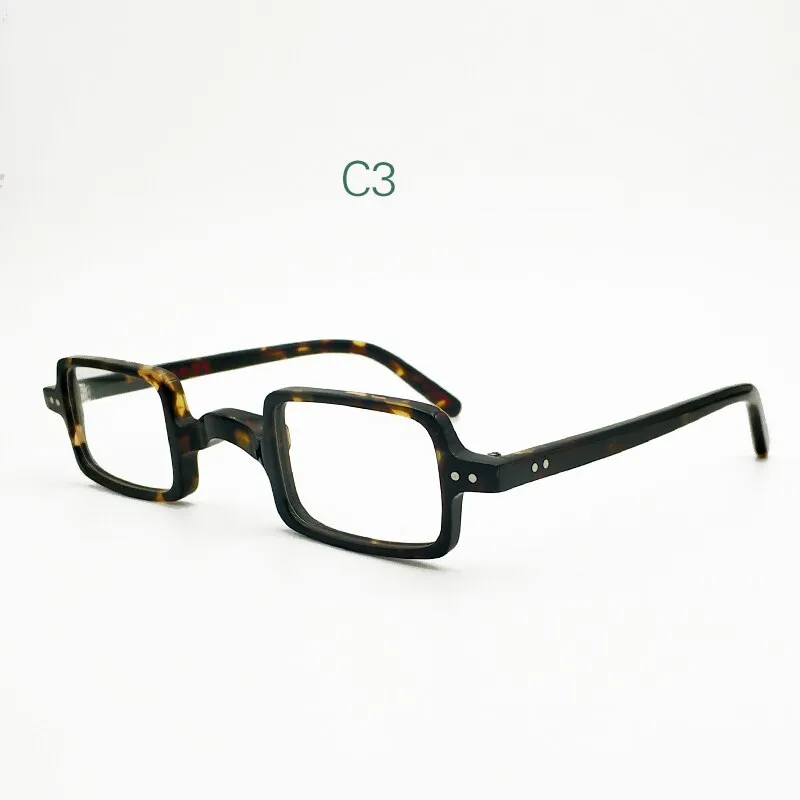 Yujo Unisex Square Full Rim Acetate Eyeglasses FT6016