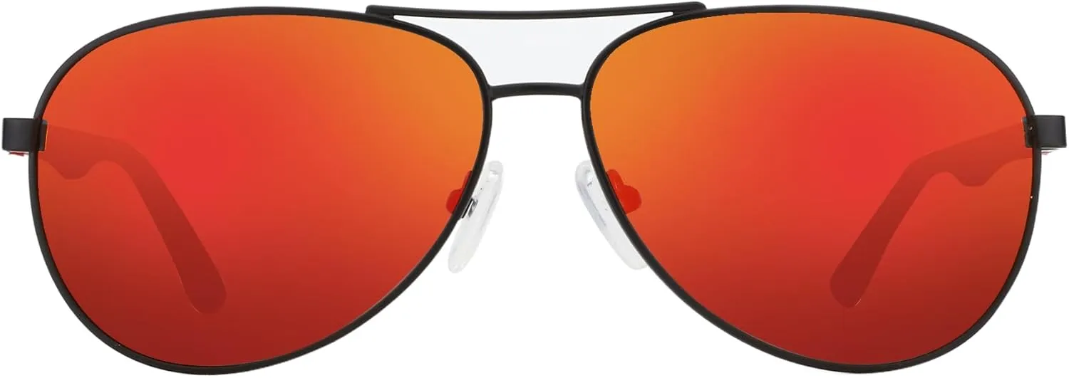 ZENOTTIC Polarized Aviator Sunglasses for Men Carbon Fiber Temple Pilot Sun Glasses with Mirrored Lens UV Protection