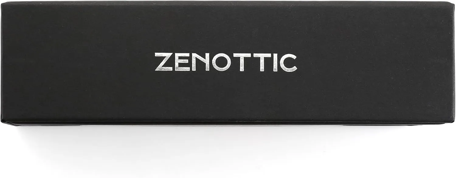 ZENOTTIC Polarized Aviator Sunglasses for Men Carbon Fiber Temple Pilot Sun Glasses with Mirrored Lens UV Protection